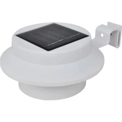 VIDAXL - Lampes solaire à led d'extérieur pour clôture 12 pcs blanc
