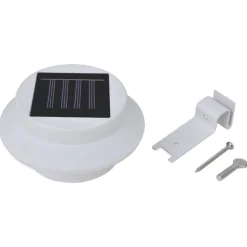 VIDAXL - Lampes solaire à led d'extérieur pour clôture 12 pcs blanc