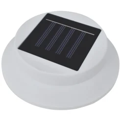 VIDAXL - Lampes solaire à led d'extérieur pour clôture 12 pcs blanc