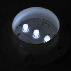 VIDAXL - Lampes solaire à led d'extérieur pour clôture 12 pcs blanc