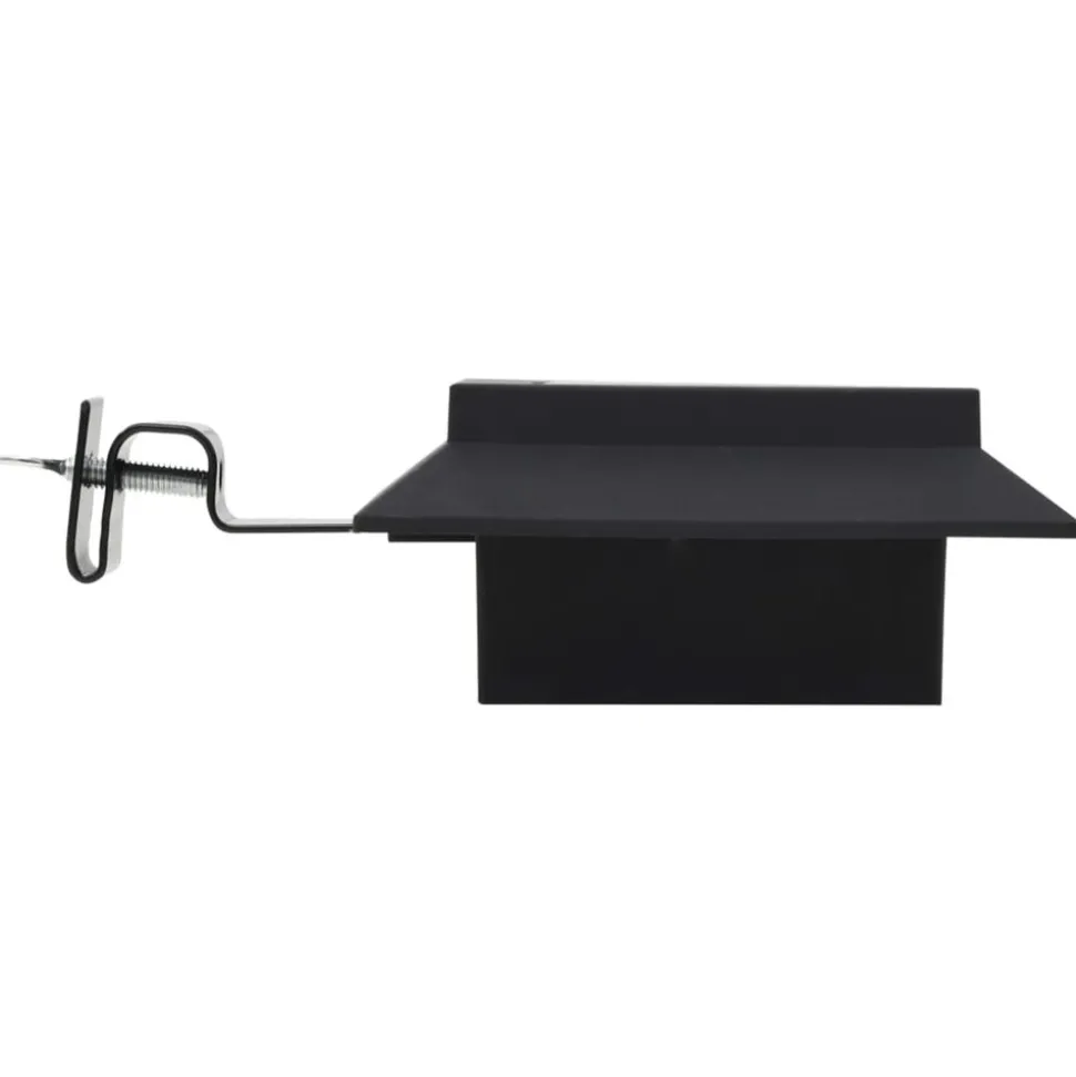 VIDAXL - Lampes solaires à led carrées d'extérieur 12 pcs 12 cm noir