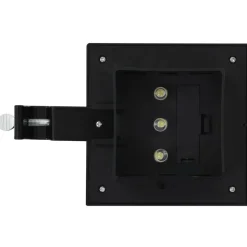 VIDAXL - Lampes solaires à led carrées d'extérieur 12 pcs 12 cm noir