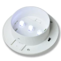 VIDAXL - Lampes solaires 6 pcs pour clôture gouttière blanc