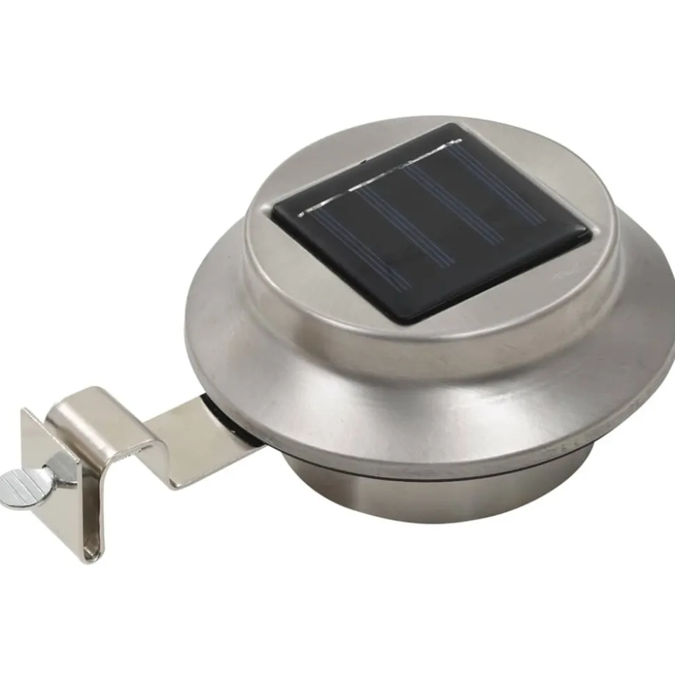 VIDAXL - Lampes solaires à led rondes d'extérieur 12 pcs 12 cm blanc