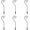 VIDAXL - Lumière led solaire de jardin 6 pcs 9x7,8x29,5 cm
