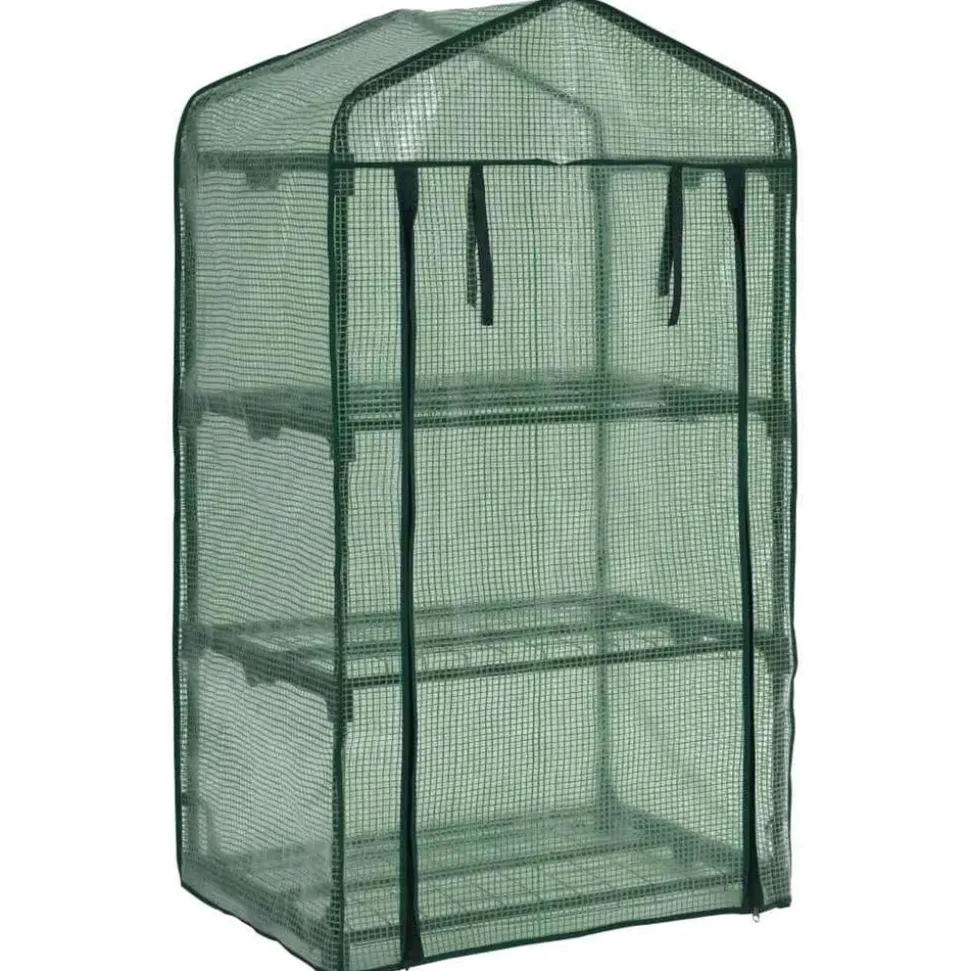 VIDAXL - Mini-serre à 3 niveaux 69x49x125 cm