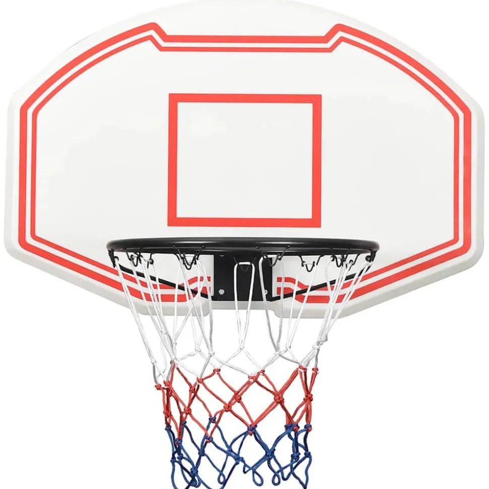 VIDAXL - Panneau de basket-ball blanc 90x60x2 cm polyéthylène