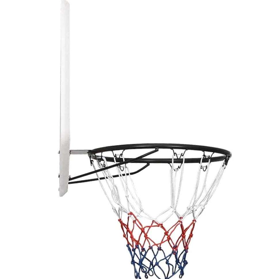 VIDAXL - Panneau de basket-ball blanc 90x60x2 cm polyéthylène