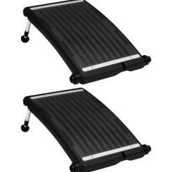 VIDAXL - Panneaux de chauffage solaire de piscine courbés 2pcs 72,5x46cm