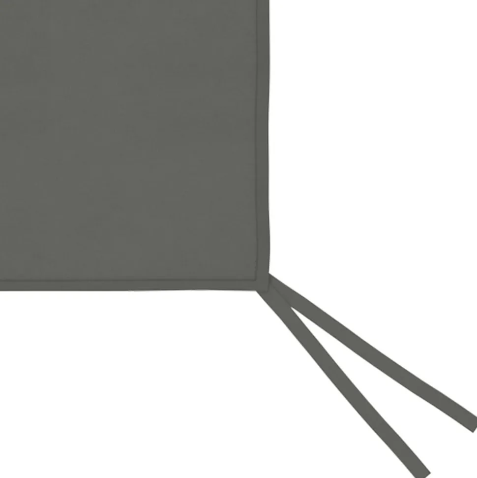 VIDAXL - Parois latérales de belvédère avec fenêtres 2 pcs anthracite