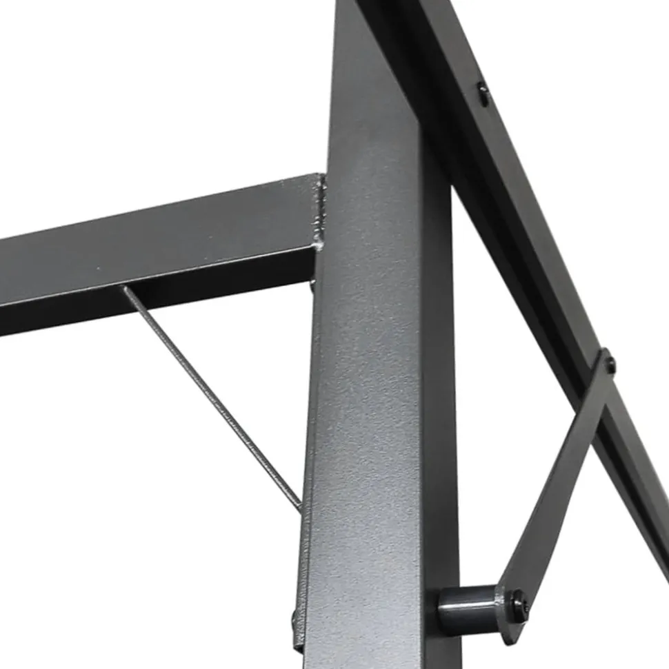 VIDAXL - Pergola avec toit rétractable crème 589x292x230 cm