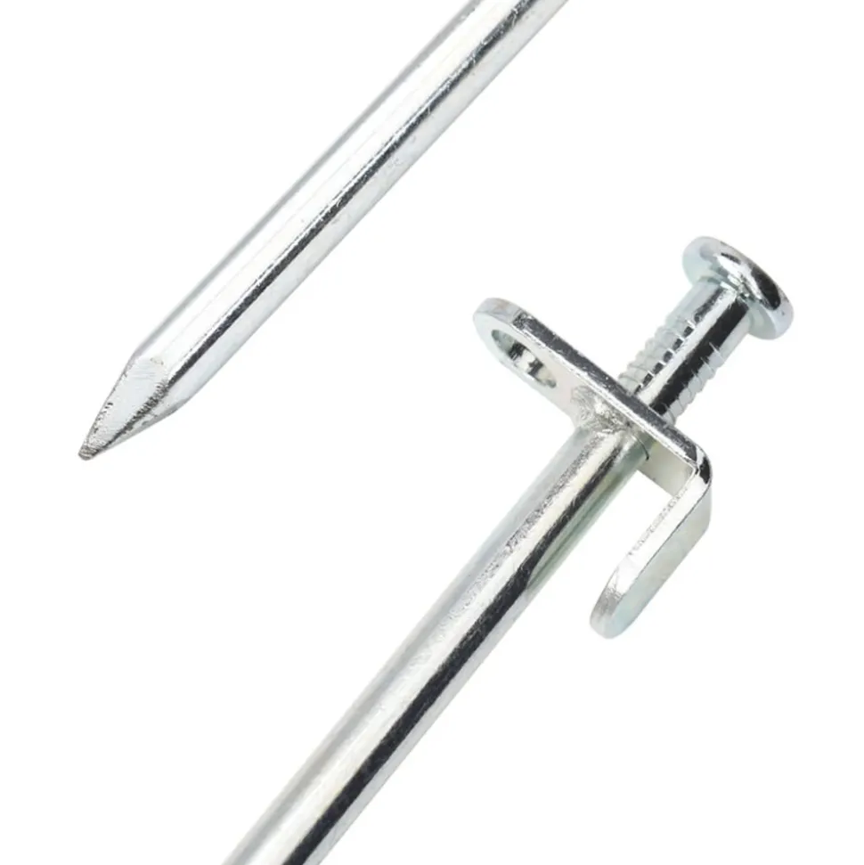 VIDAXL - Piquets de tente 24 pcs 30 cm 8 mm acier galvanisé