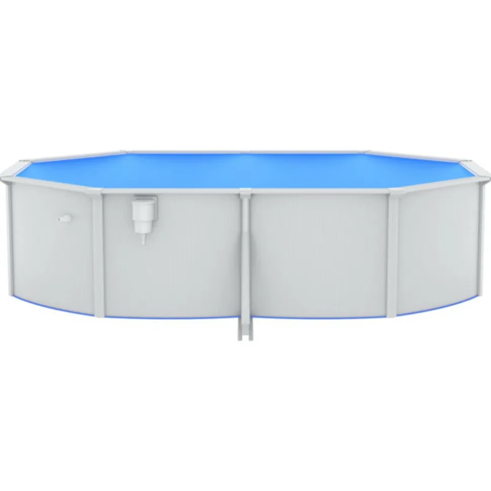 VIDAXL - Piscine avec pompe filtrante à sable 490x360x120 cm