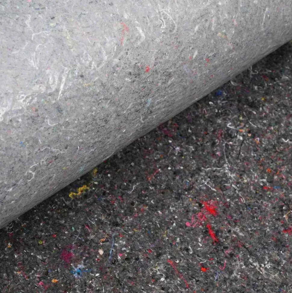 VIDAXL - Polaire pour piscine gris 1 x 10 m polyester et coton