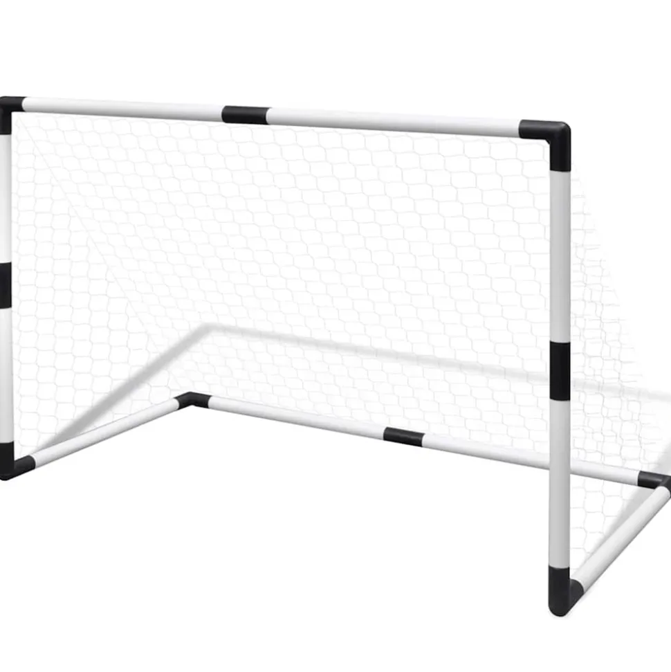 VIDAXL - Set de mini-but de football poteau et filet enfants 2pcs 91,5x48x61 cm