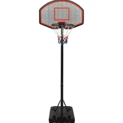 VIDAXL - Support de basket-ball noir 237-307 cm polyéthylène