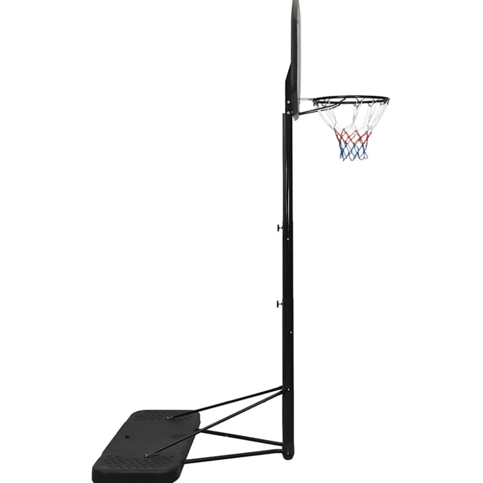 VIDAXL - Support de basket-ball noir 258-363 cm polyéthylène