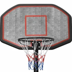 VIDAXL - Support de basket-ball noir 258-363 cm polyéthylène