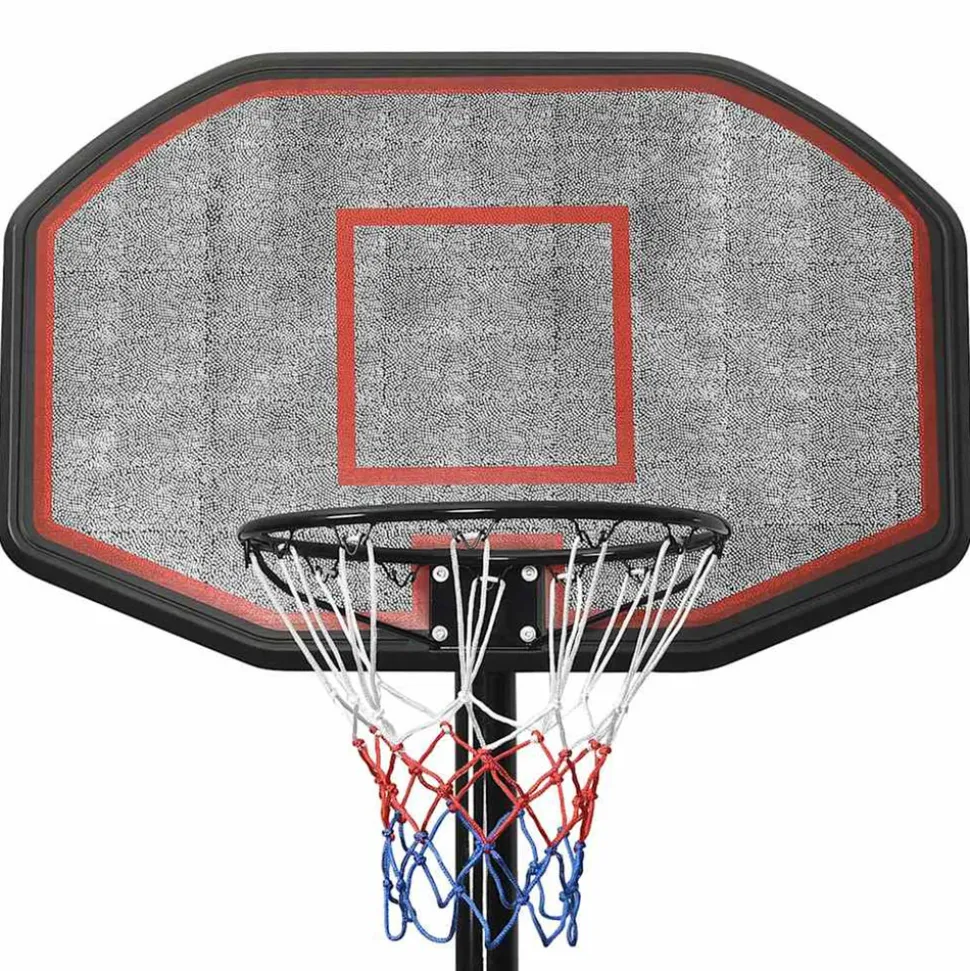 VIDAXL - Support de basket-ball noir 258-363 cm polyéthylène