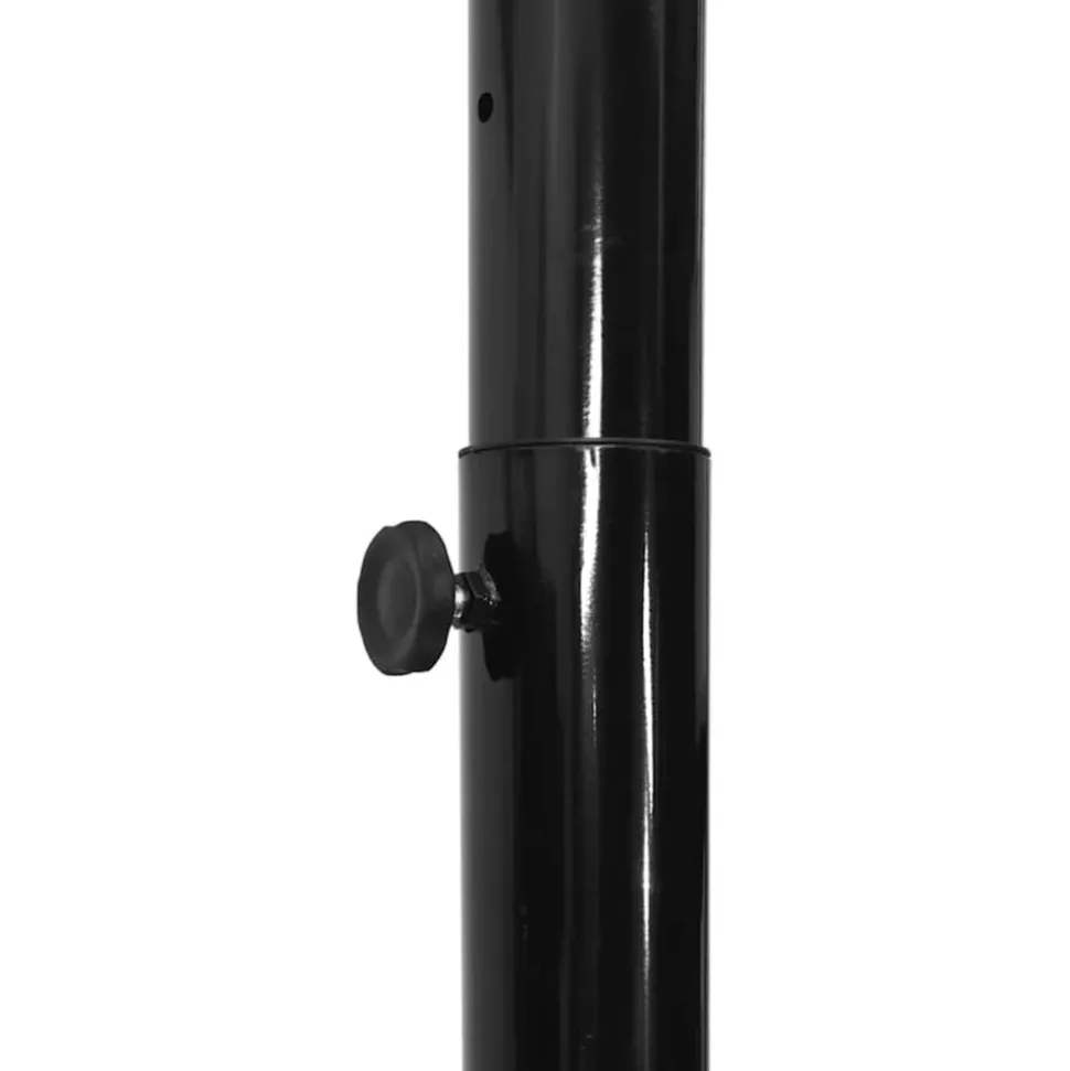 VIDAXL - Support de basket-ball noir 258-363 cm polyéthylène