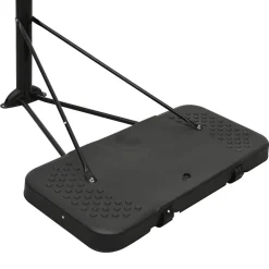 VIDAXL - Support de basket-ball noir 258-363 cm polyéthylène