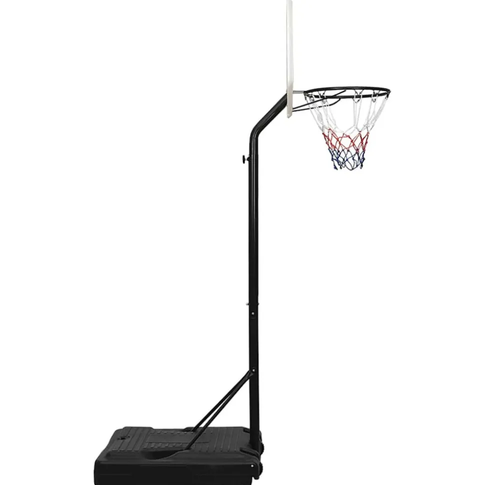 VIDAXL - Support de basket-ball blanc 237-307 cm polyéthylène