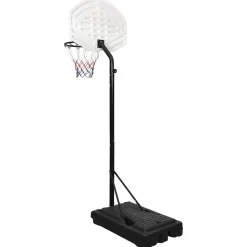 VIDAXL - Support de basket-ball blanc 237-307 cm polyéthylène