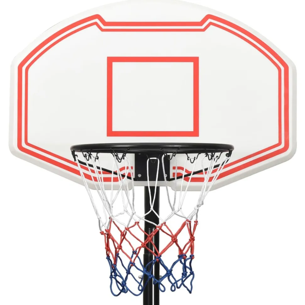VIDAXL - Support de basket-ball blanc 282-352 cm polyéthylène