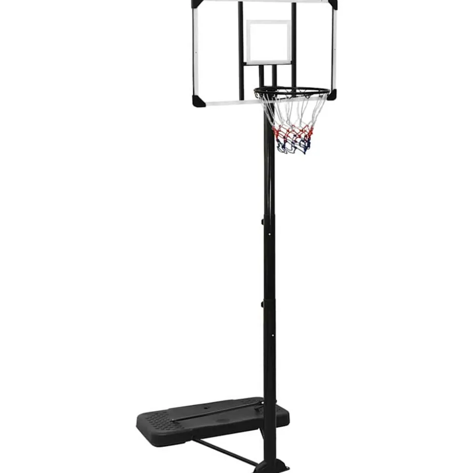 VIDAXL - Support de basket-ball transparent 256-361 cm polycarbonate