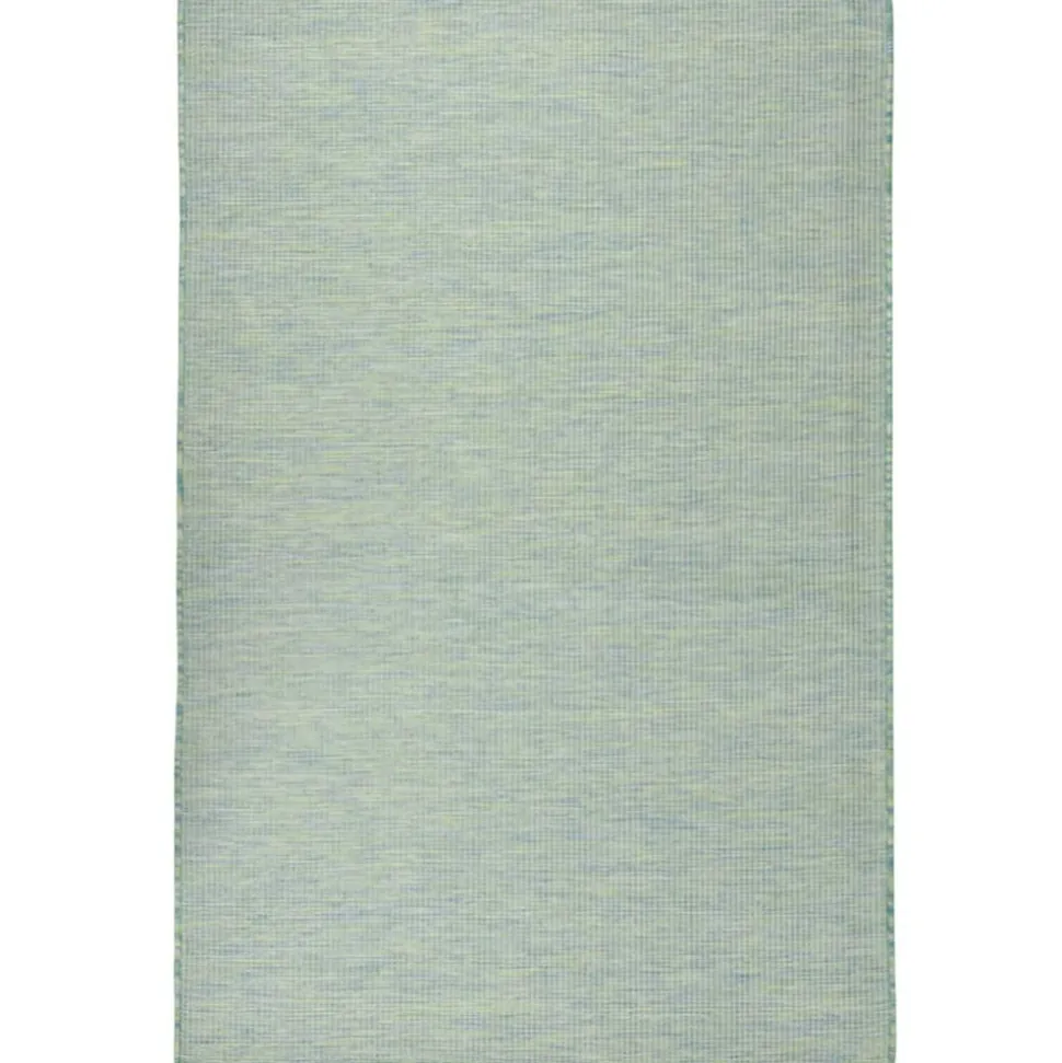 VIDAXL - Tapis à tissage plat d'extérieur 120x170 cm turquoise