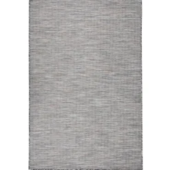 VIDAXL - Tapis à tissage plat d'extérieur 120x170 cm marron et bleu