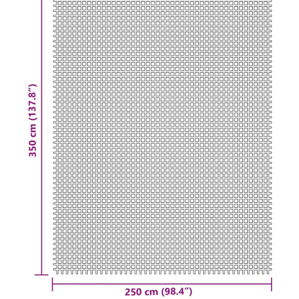 VIDAXL - Tapis de tente crème 3,5x2,5 m