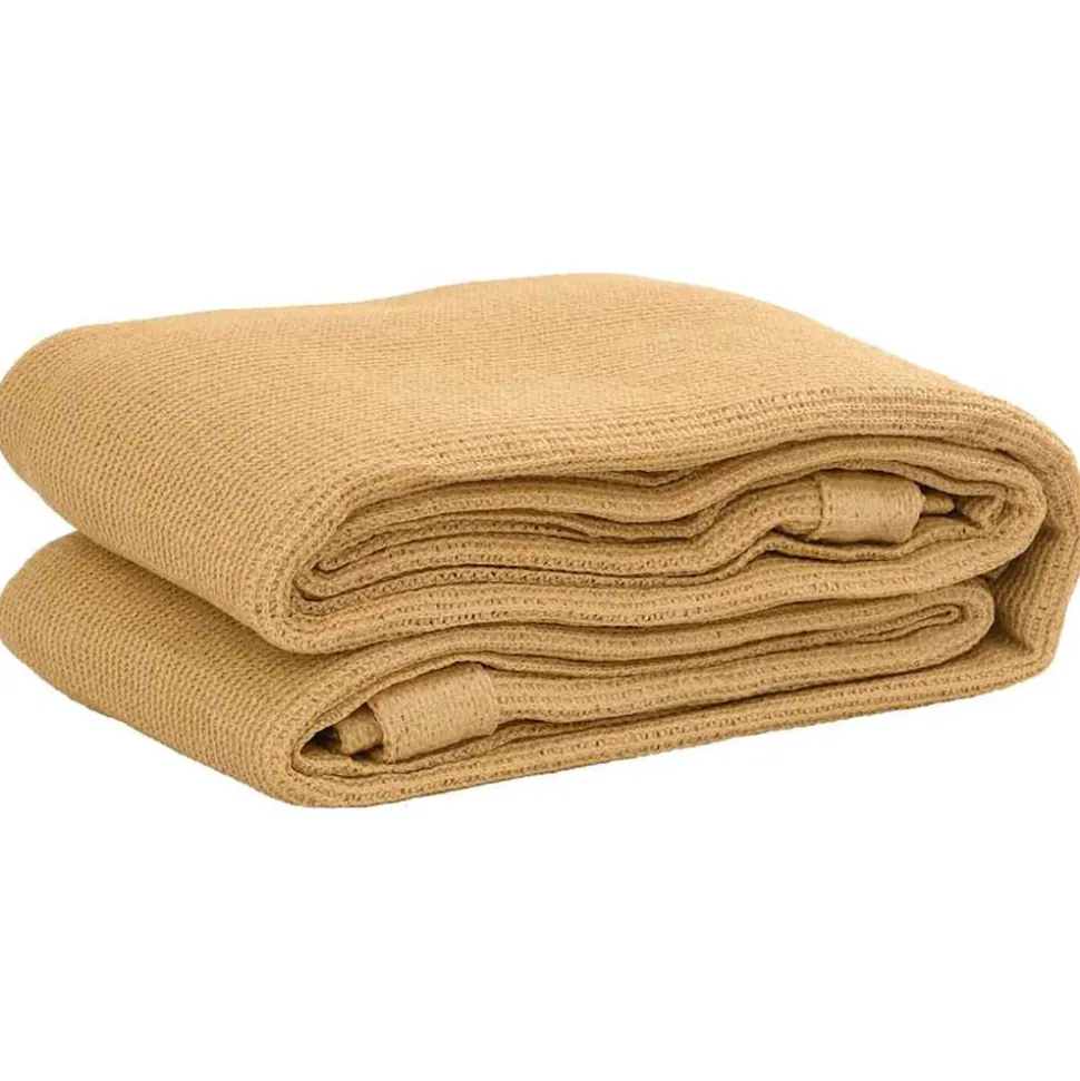 VIDAXL - Tapis de tente sable 250x450 cm pehd