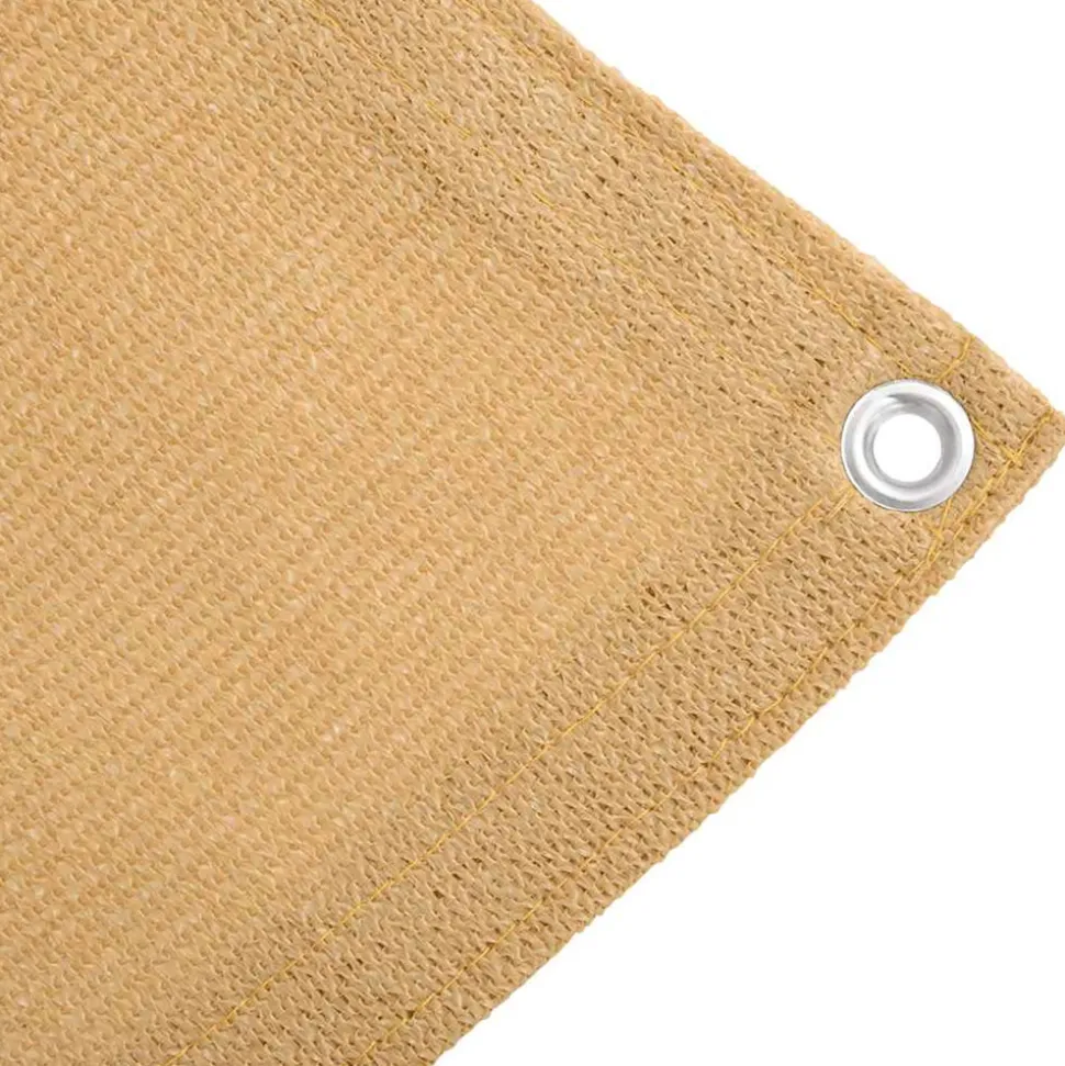 VIDAXL - Tapis de tente sable 250x400 cm pehd