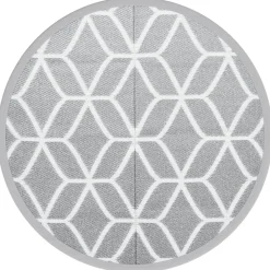 VIDAXL - Tapis d'extérieur arakil gris ø120 cm pp