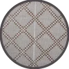 VIDAXL - Tapis d'extérieur arakil marron ø120 cm pp
