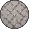 VIDAXL - Tapis d'extérieur arakil marron ø160 cm pp
