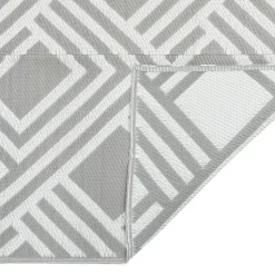 VIDAXL - Tapis d'extérieur arakil gris 120x180 cm pp