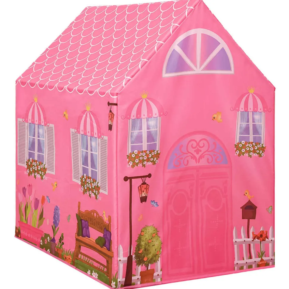 VIDAXL - Tente de jeu pour enfants avec 250 balles rose 69x94x104 cm