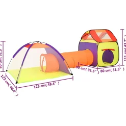VIDAXL - Tente de jeu pour enfants avec 250 balles multicolore
