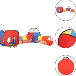 VIDAXL - Tente de jeu pour enfants multicolore 190x264x90 cm