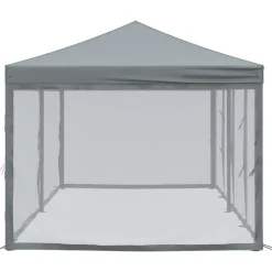 VIDAXL - Tente de réception pliable avec parois anthracite 3x6 m