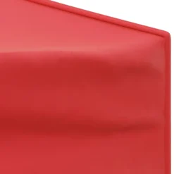 VIDAXL - Tente de réception pliable avec parois rouge 3x6 m