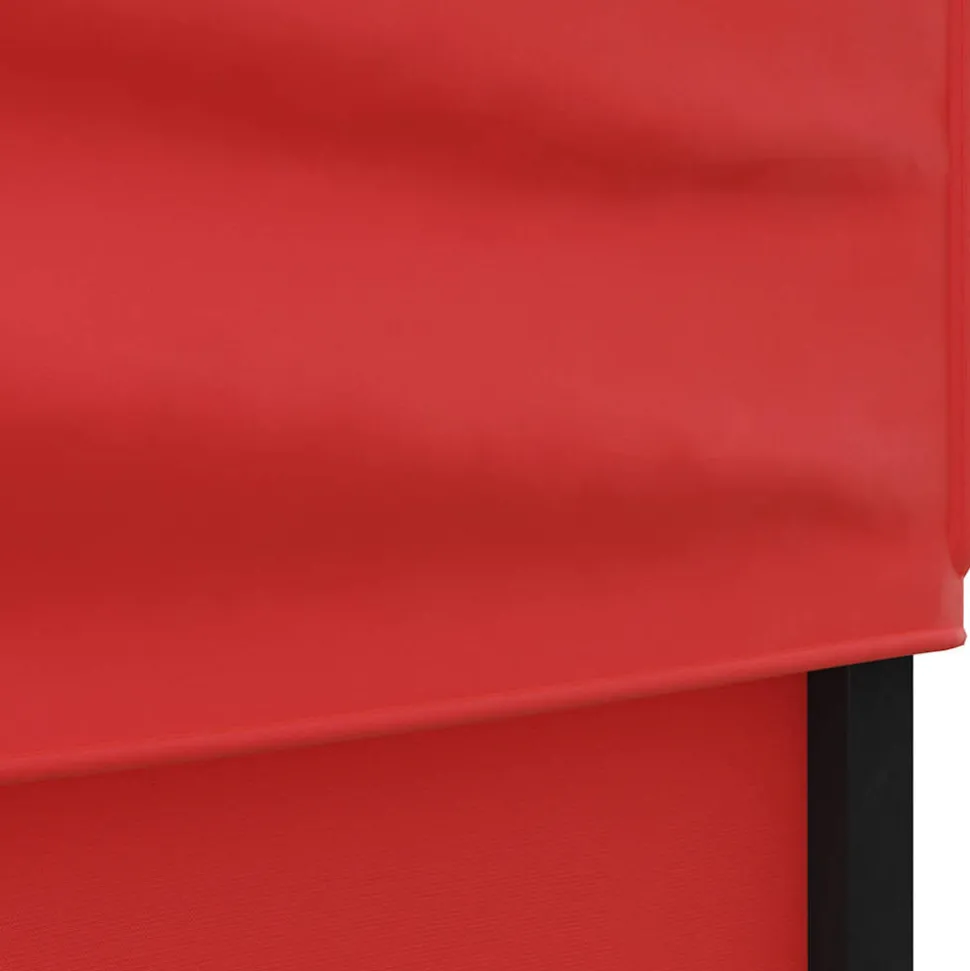 VIDAXL - Tente de réception pliable avec parois rouge 3x6 m