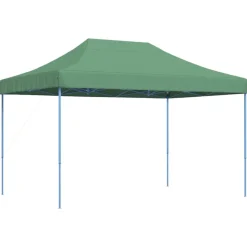 VIDAXL - Tente de réception pliable escamotable vert 410x279x315 cm