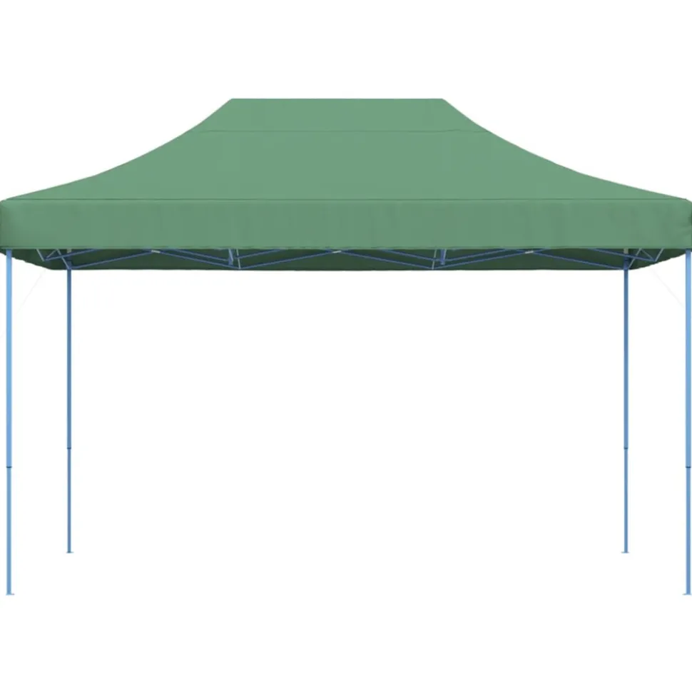 VIDAXL - Tente de réception pliable escamotable vert 410x279x315 cm