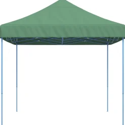 VIDAXL - Tente de réception pliable escamotable vert 410x279x315 cm