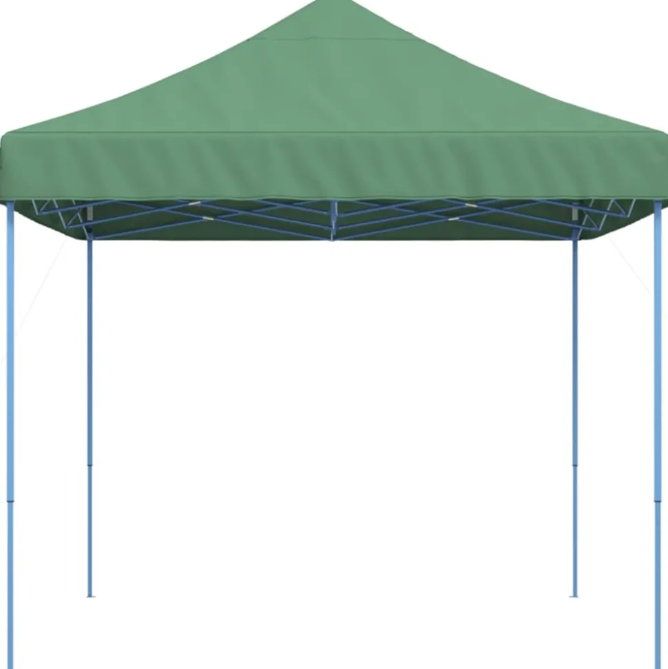 VIDAXL - Tente de réception pliable escamotable vert 410x279x315 cm