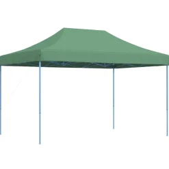 VIDAXL - Tente de réception pliable escamotable vert 410x279x315 cm