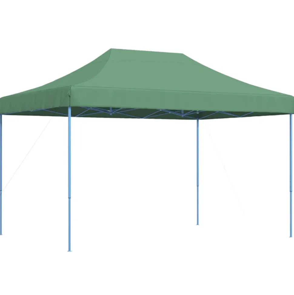 VIDAXL - Tente de réception pliable escamotable vert 410x279x315 cm